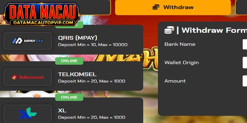 Syarat Penting untuk Tarik Diri dari Data Macau 